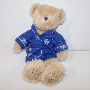 2001 La Senza Teddy Bear Puccini Blue Robe Plush Stuffed